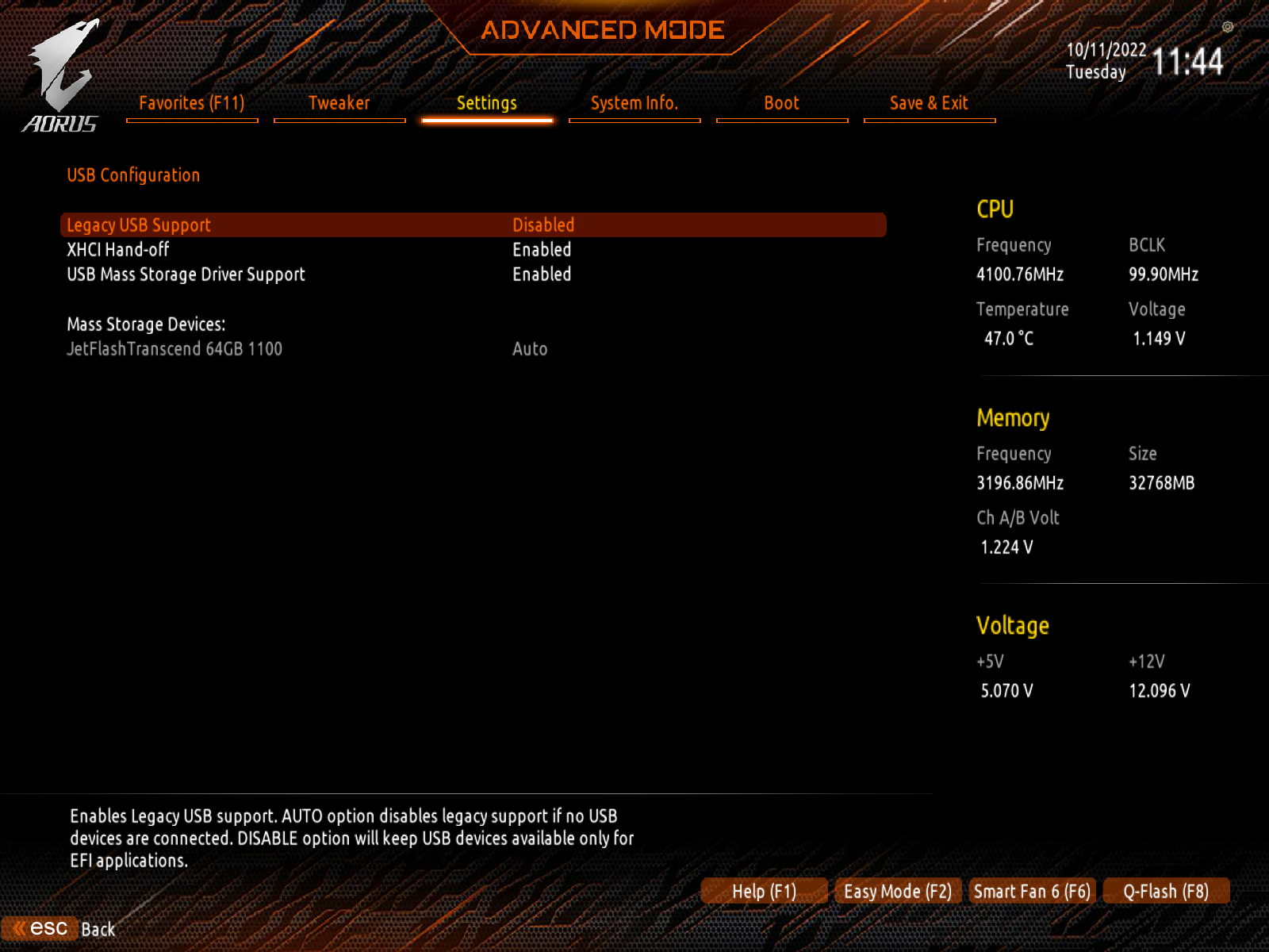 BIOS settings #2